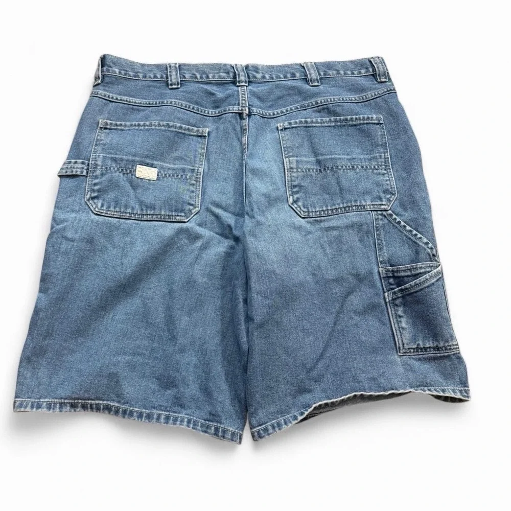 Vintage Old Navy Baggy Denim Painter Carpenter Shorts Size 42 Y2K 2000s Skate